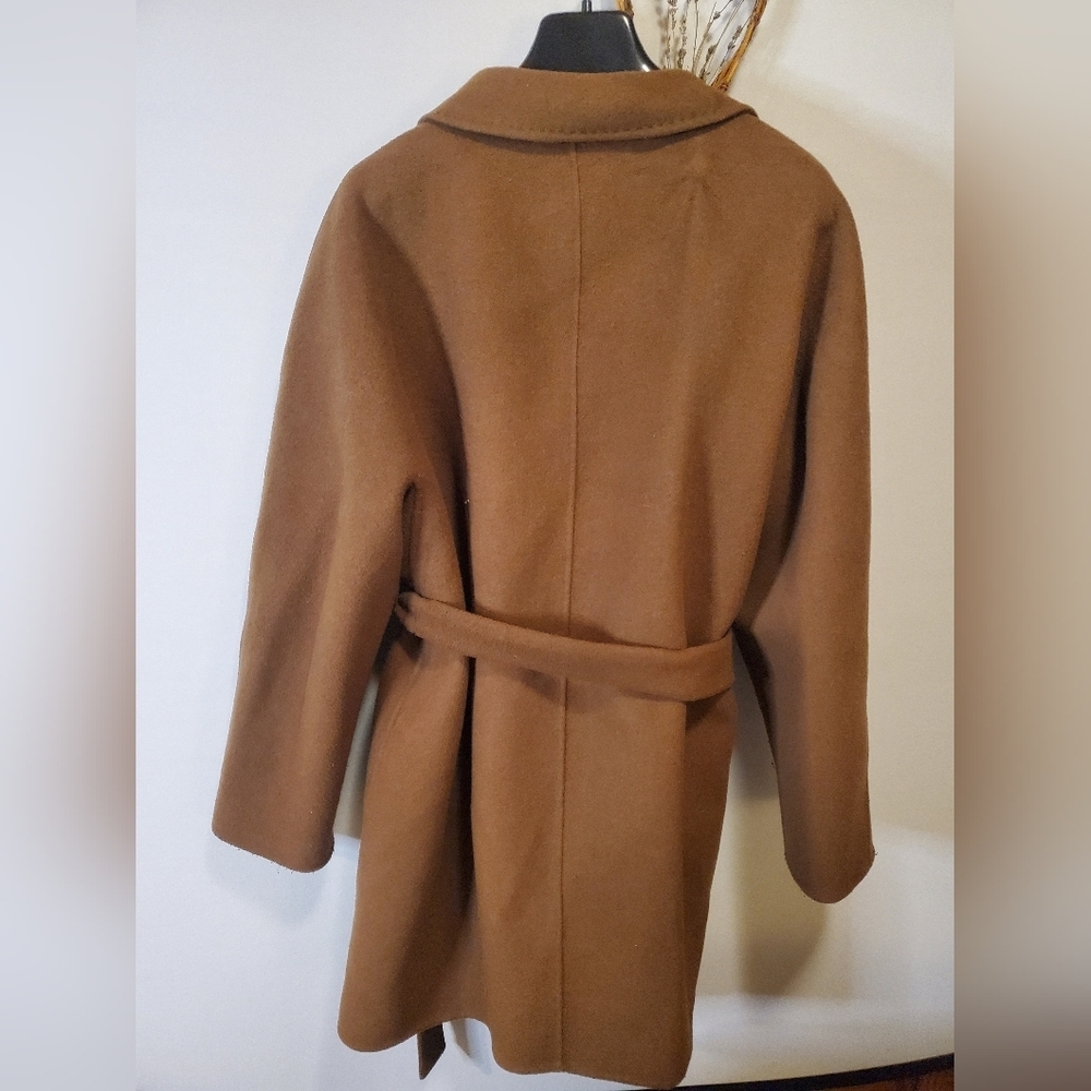 Brown Belted Coat - Picture 8 of 9